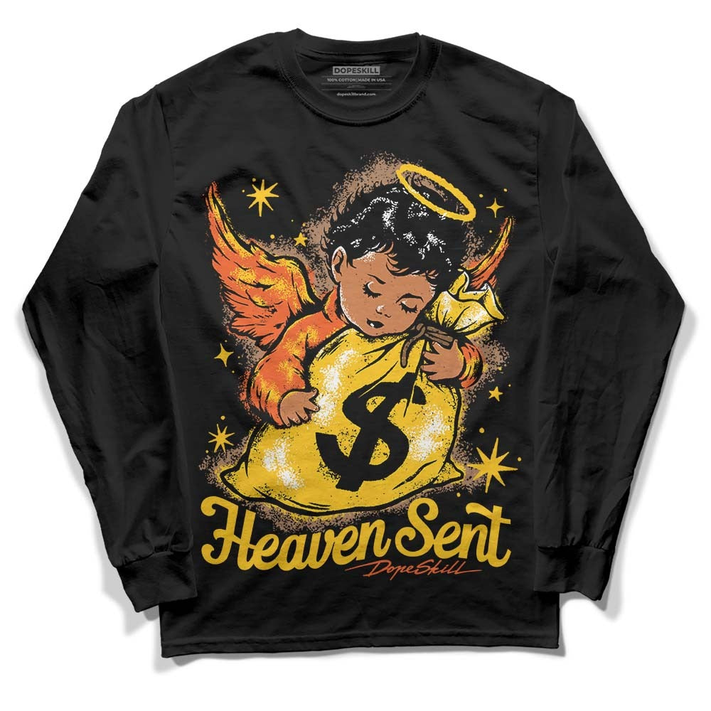 Yellow Collection DopeSkill Long Sleeve T-Shirt Heaven Sent Graphic