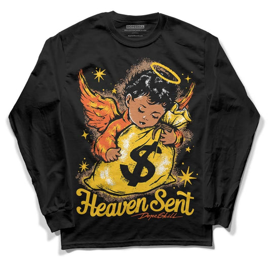 Yellow Collection DopeSkill Long Sleeve T-Shirt Heaven Sent Graphic