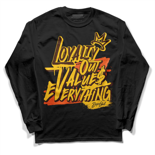 Yellow Collection DopeSkill Long Sleeve T-Shirt LOVE Graphic
