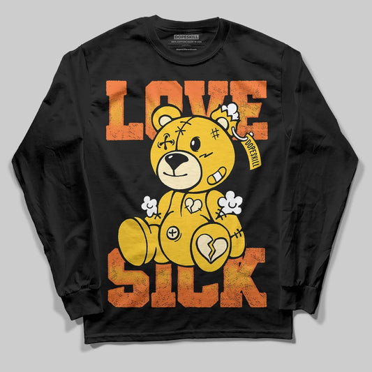 Yellow Collection DopeSkill Long Sleeve T-Shirt Love Sick Graphic