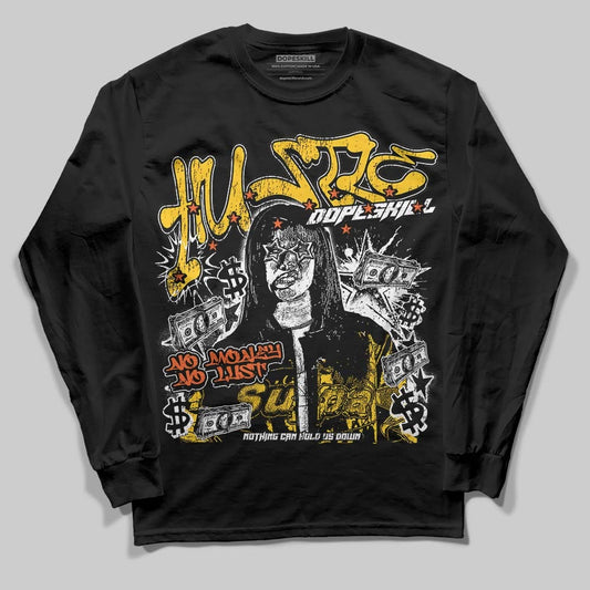Yellow Collection DopeSkill Long Sleeve T-Shirt No Money No Lust Graphic