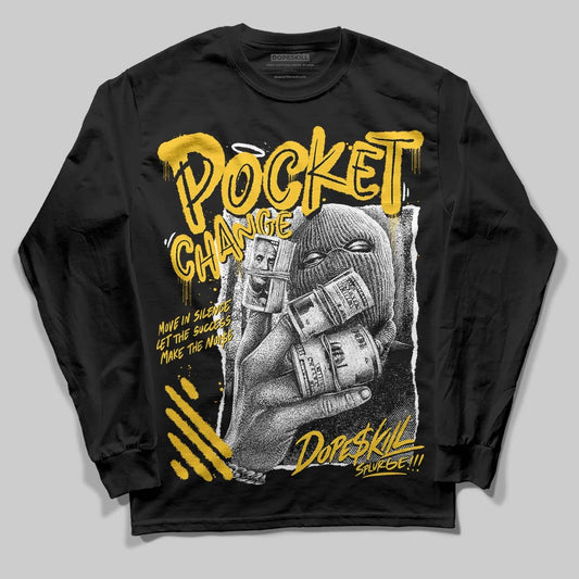 Yellow Collection DopeSkill Long Sleeve T-Shirt Pocket Change Graphic