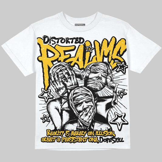 Yellow Collection DopeSkill Oversize Print T-Shirt Distorted Realms Graphic