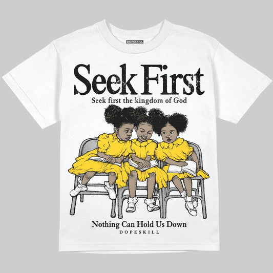 Yellow Collection DopeSkill Oversize Print T-Shirt New Seek First Graphic