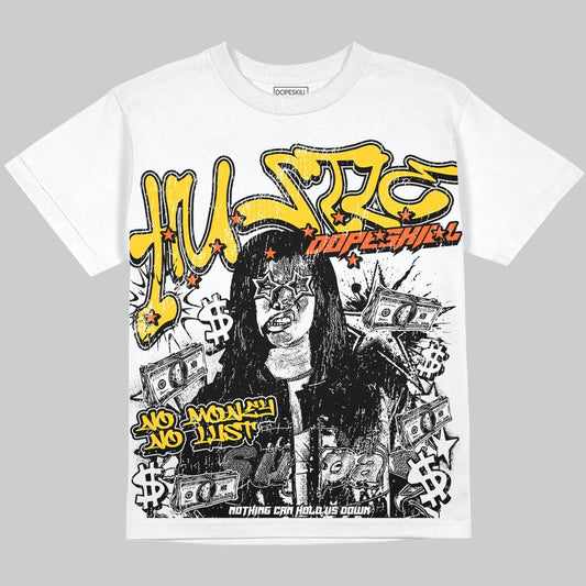 Yellow Collection DopeSkill Oversize Print T-Shirt No Money No Lust Graphic