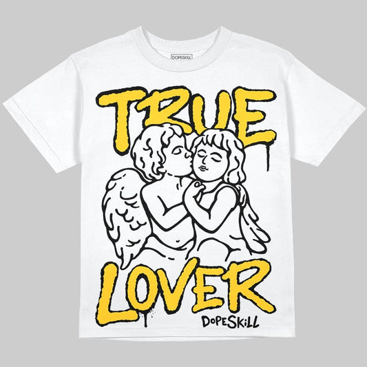 Yellow Collection DopeSkill Oversize Print T-Shirt True Lover Graphic