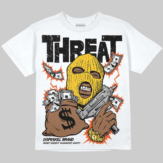 Yellow Collection DopeSkill Oversize Print T-Shirt Under Threat Graphic