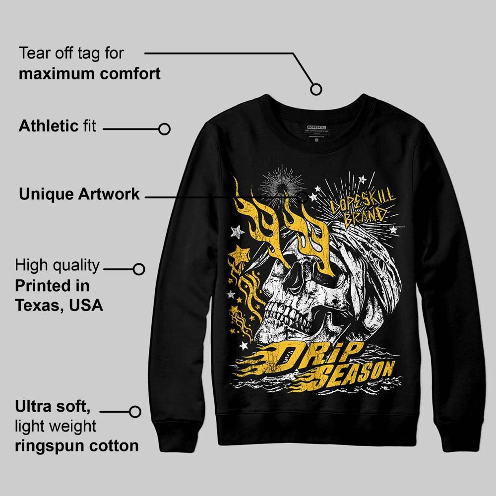 Yellow Collection DopeSkill Sweatshirt Drip Season Graphic