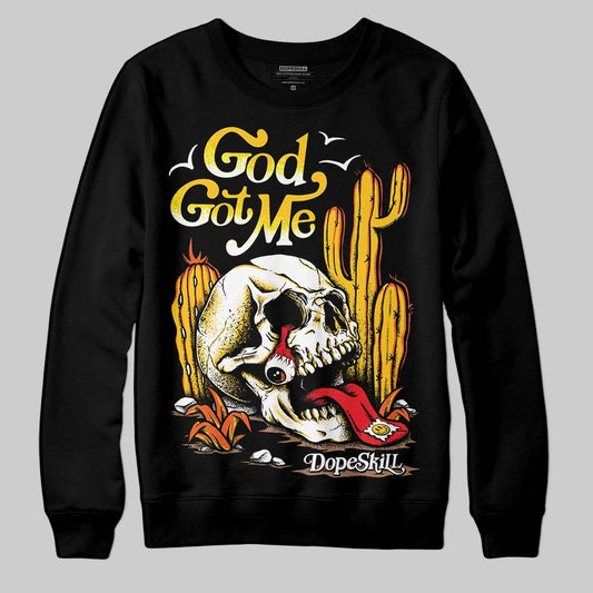 Yellow Collection DopeSkill Sweatshirt God Got Me Graphic