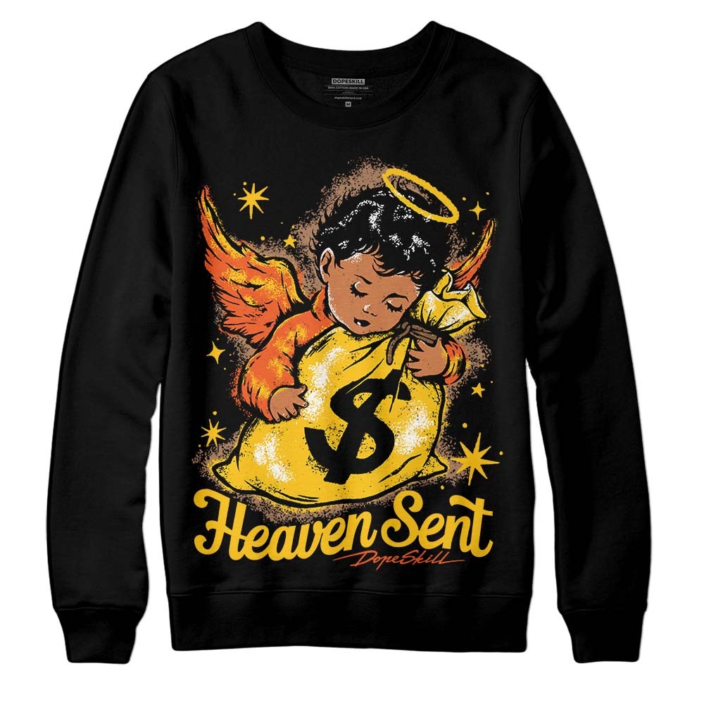 Yellow Collection DopeSkill Sweatshirt Heaven Sent Graphic