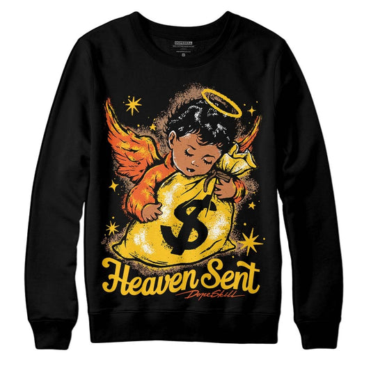Yellow Collection DopeSkill Sweatshirt Heaven Sent Graphic
