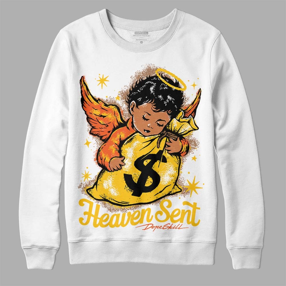 Yellow Collection DopeSkill Sweatshirt Heaven Sent Graphic
