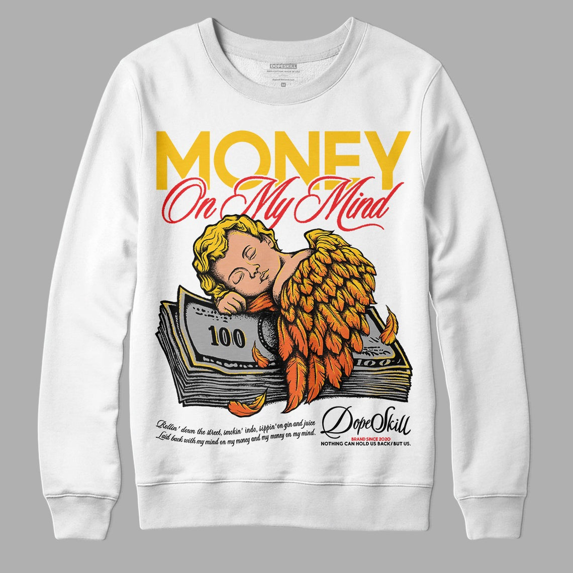 Yellow Collection DopeSkill Sweatshirt MOMM Graphic