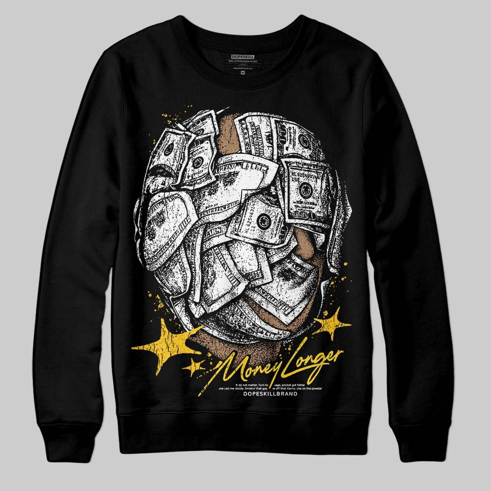 Yellow Collection DopeSkill Sweatshirt Money Longer Graphic