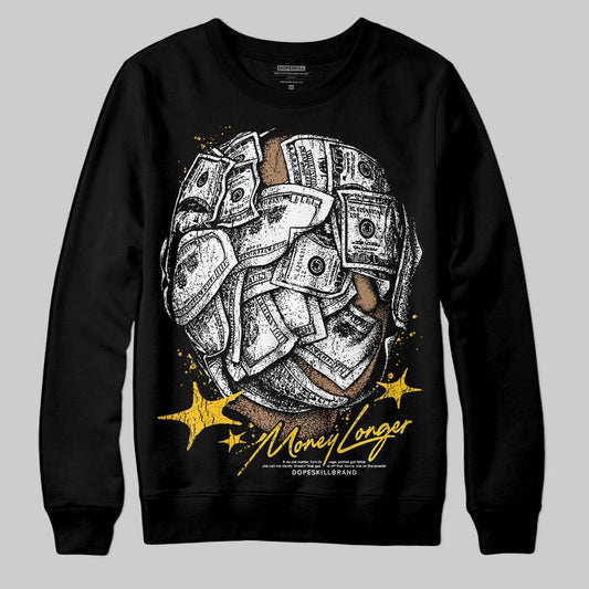 Yellow Collection DopeSkill Sweatshirt Money Longer Graphic
