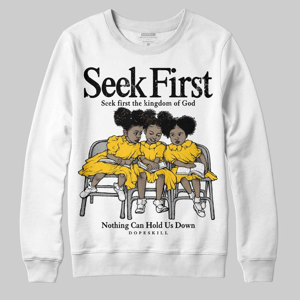Yellow Collection DopeSkill Sweatshirt New Seek First Graphic