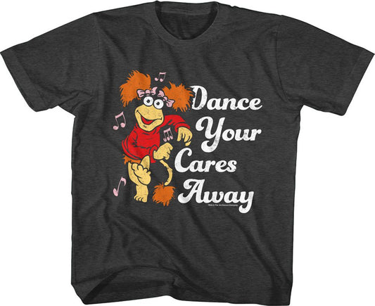 Youth Retro Dance Your Cares Away Fraggle Rock Shirt